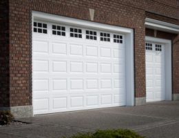 A Double Garage Door Installed by Lux Overhead Door